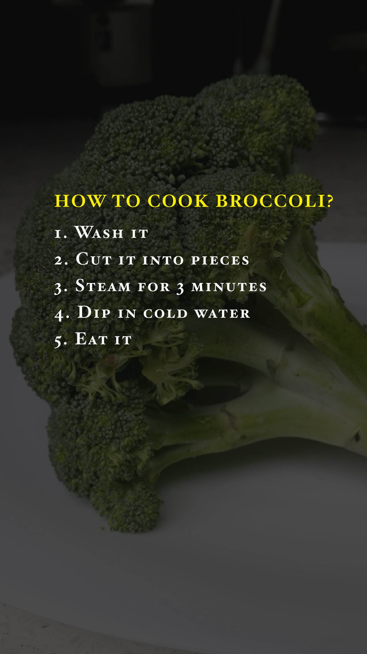 How to cook broccoli for treatment of advanced prostate cancer